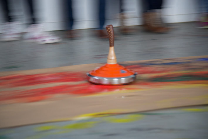 Curling auf Papier