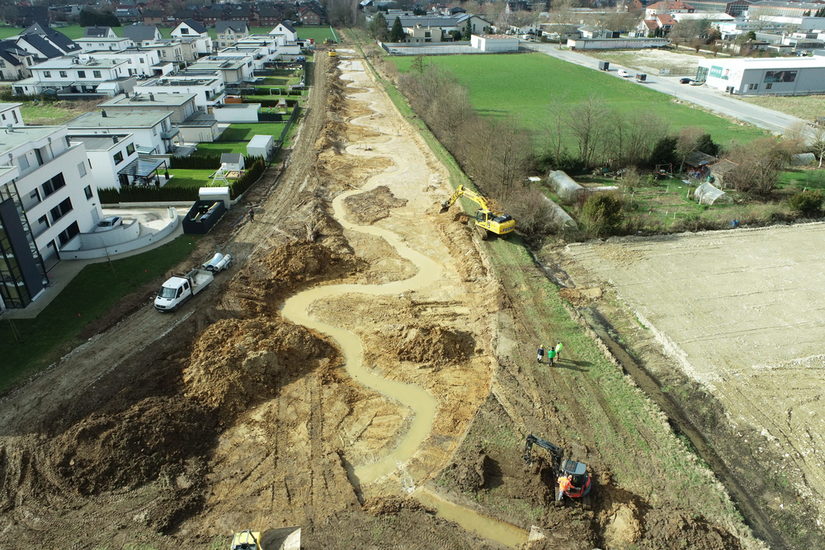 Blick auf den renaturierten Dubelohgraben