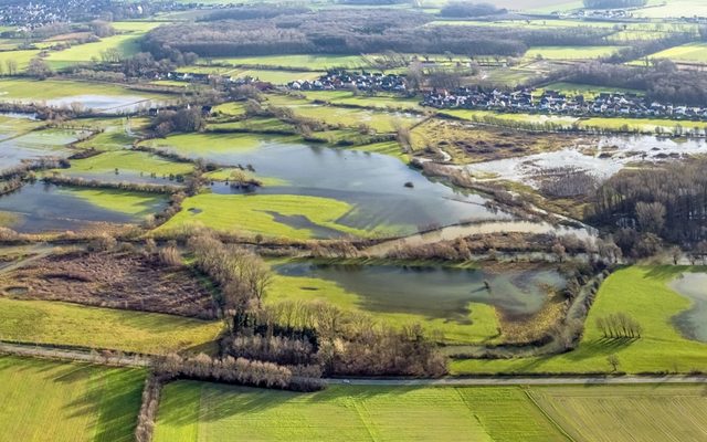 Hochwasser an der Lippe