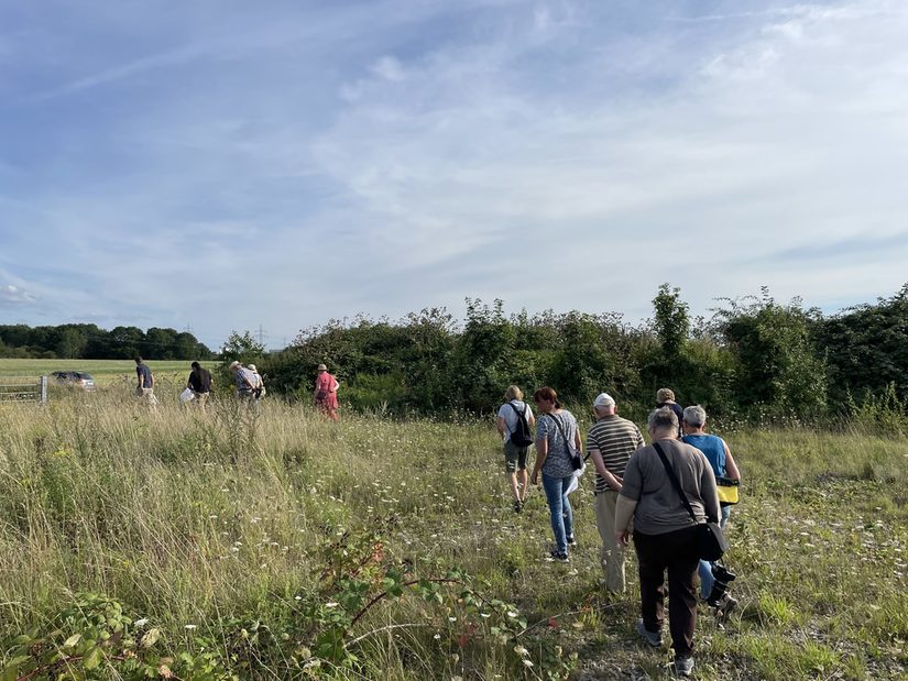 Insektenkundler auf dem Rückweg