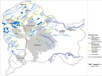 Karte der LAWA-Fließgewässertypen in Paderborn