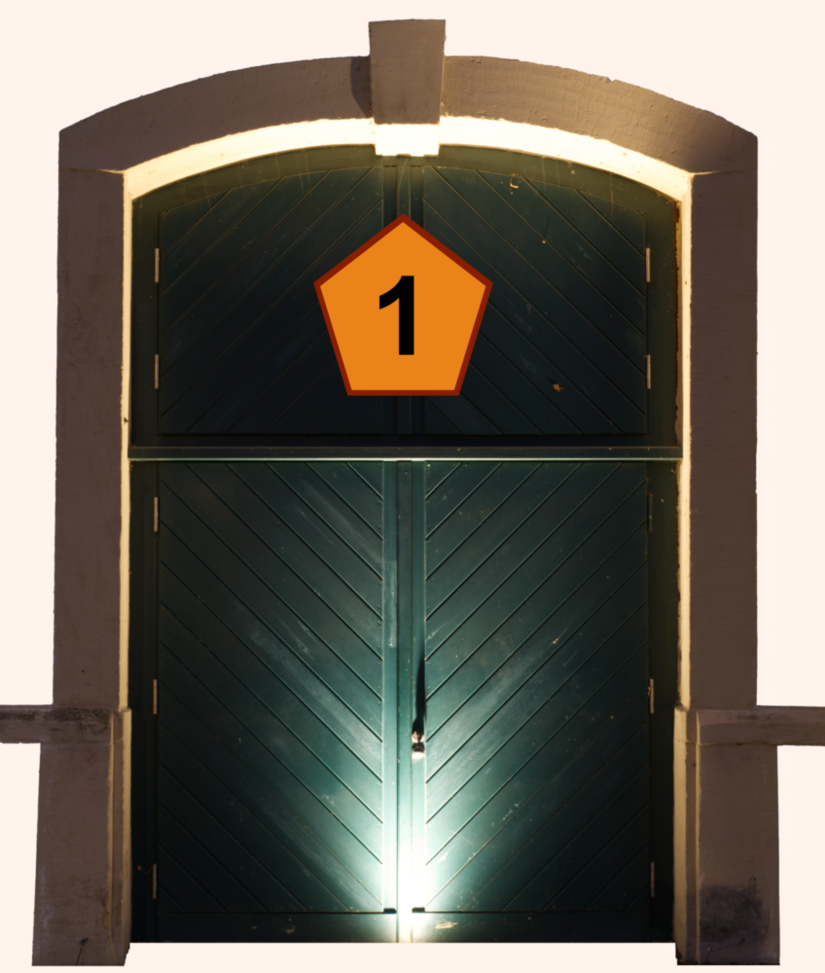 "Adventstor" im Marstall