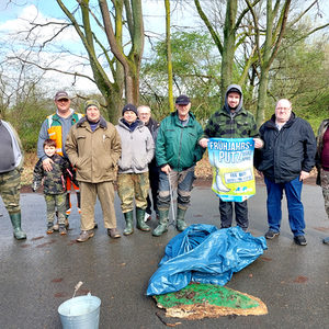 Frühjahrsputz Sportanglerverein Schloß Neuhaus