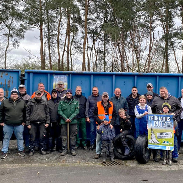 Frühjahrsputz der Arbeitsgruppe Brauchtum und Heimatpflege Sande