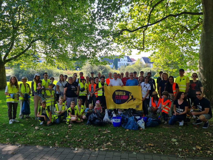 Gruppenbild der Freiwilligen Helfer