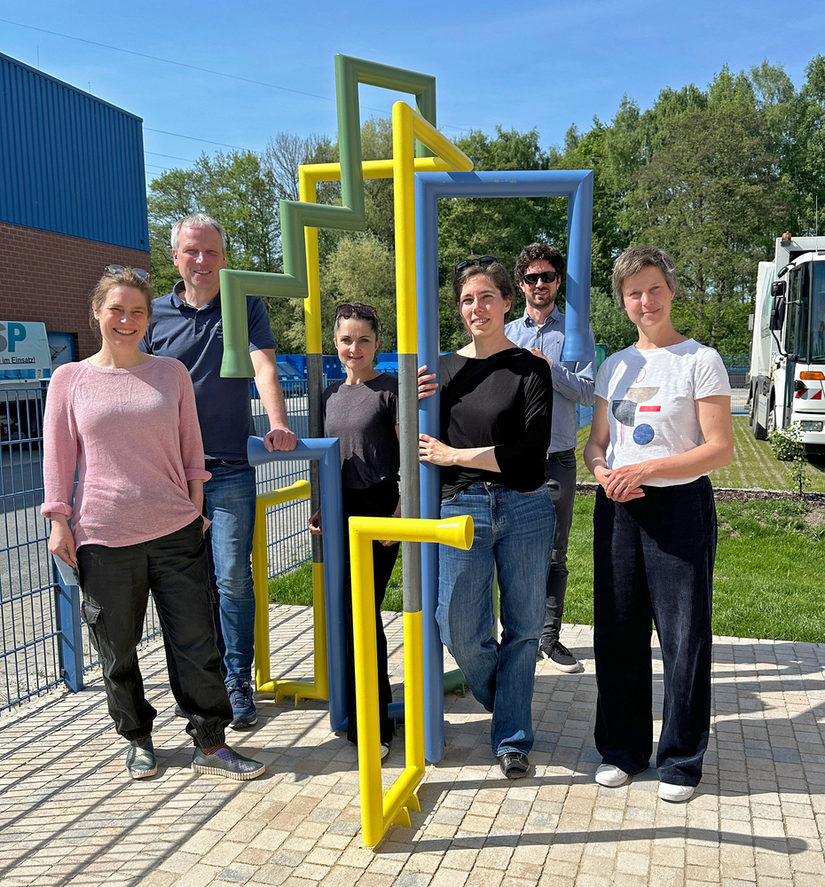 Luftbild Abfall-Sinnes-Parcours