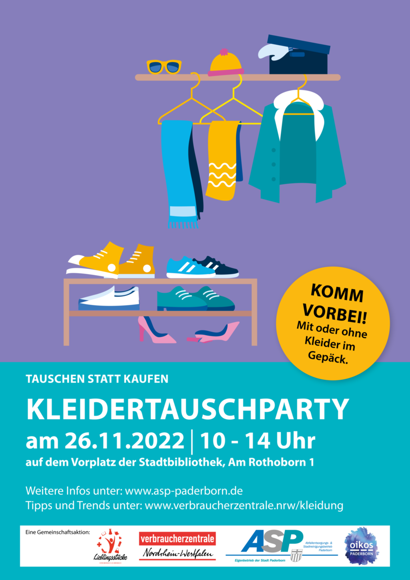 Plakat Kleidertauschparty EWVA