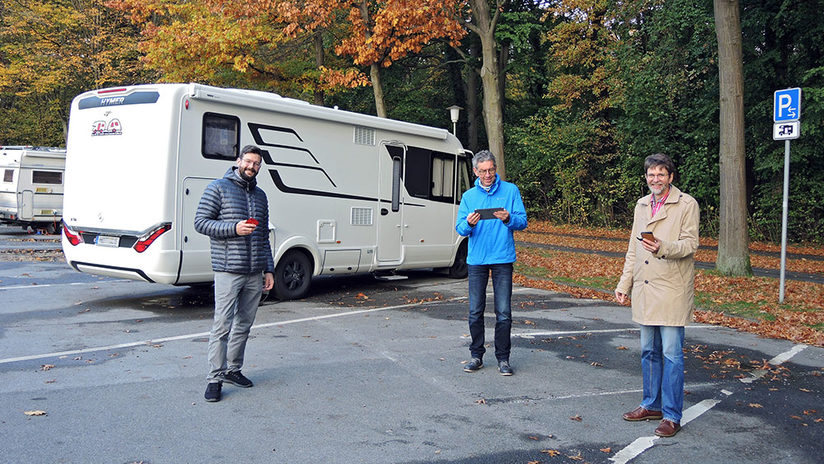 Wohnmobile am Rolandsbad haben jetzt freien WLAN-Zugang