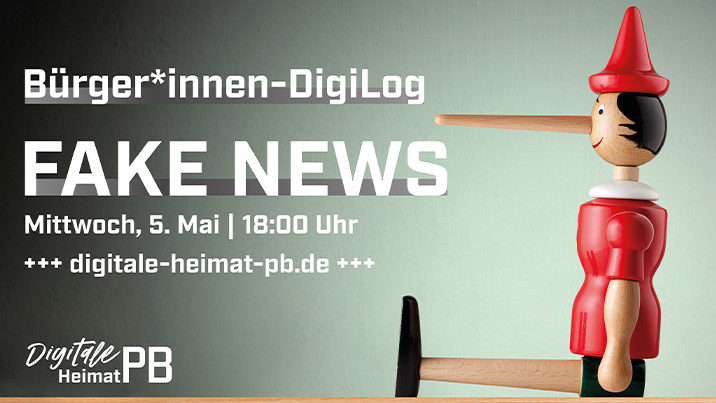 Nächster Bürger-DigiLog am 5. Mai 2021 zum Thema „Fake News“