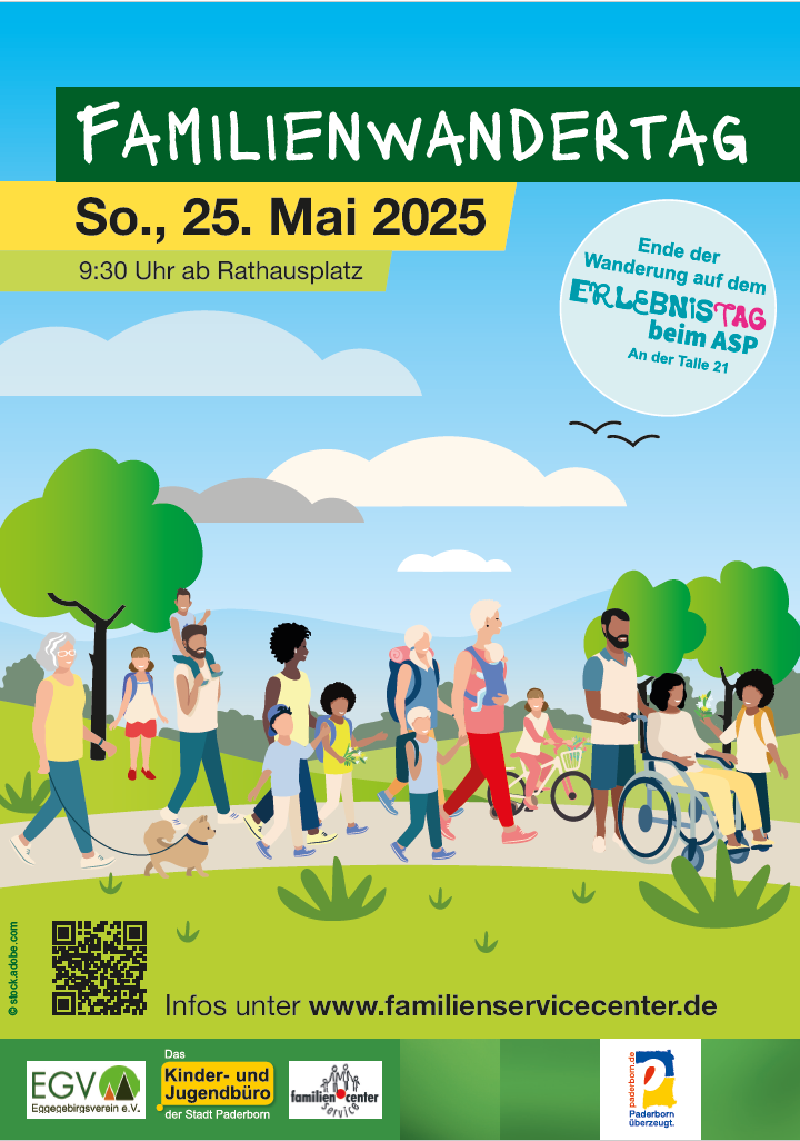 Flyer Familienwandertag 2025