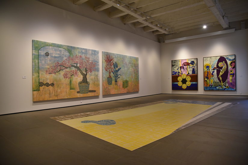 Blick in den Ausstellungsraum. Inessa Emmer und Gert & Uwe Tobias