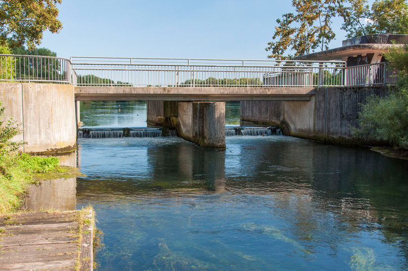 Auslaufbauwerk Padersee