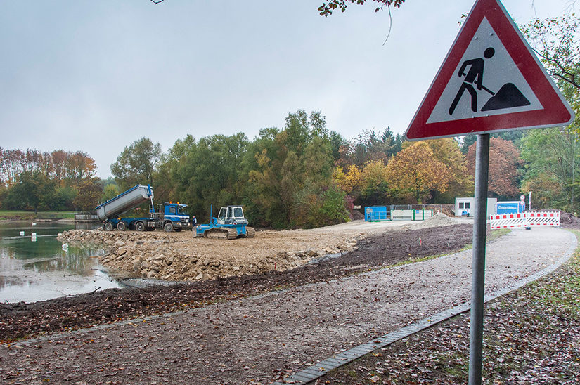 Bauzufahrt zur Padersee