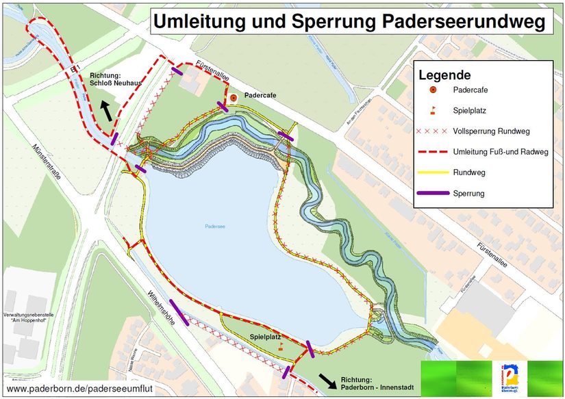 Pflasterarbeiten im Baufeld Süd