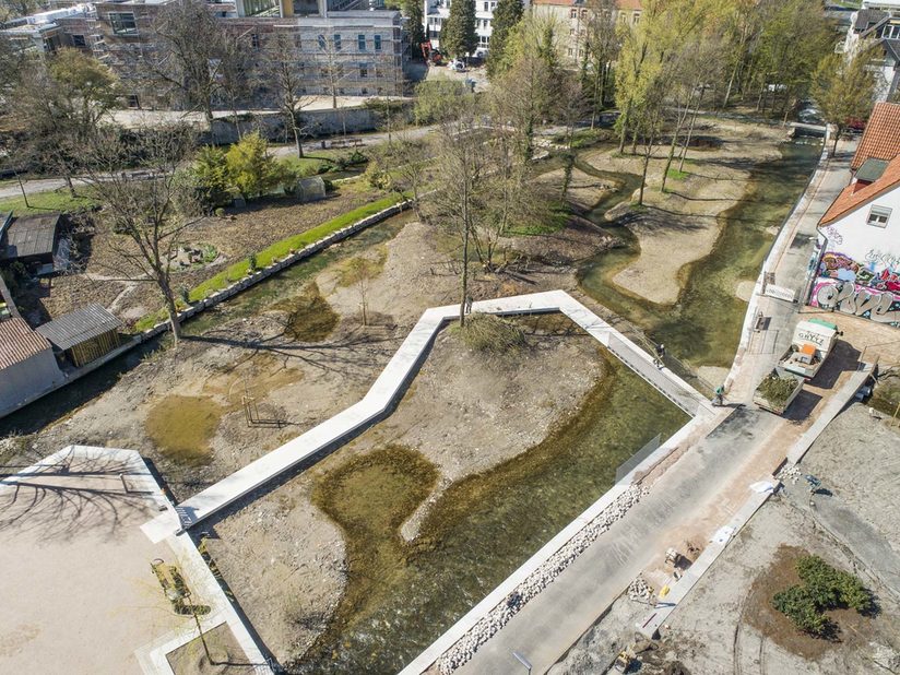 Nachher: Blick in das umgestaltete mittlere Paderquellgebiet