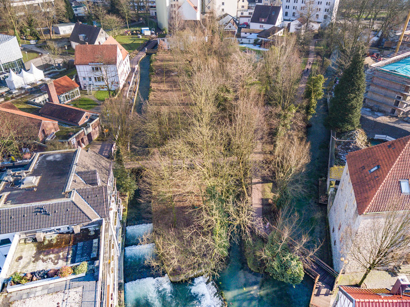 Kaskaden im Bereich der Mühle