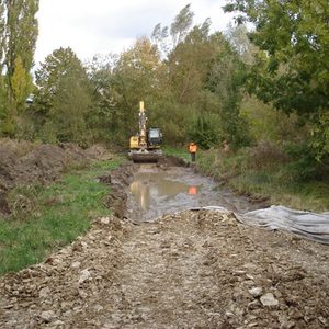 Einrichtung der Baustraße