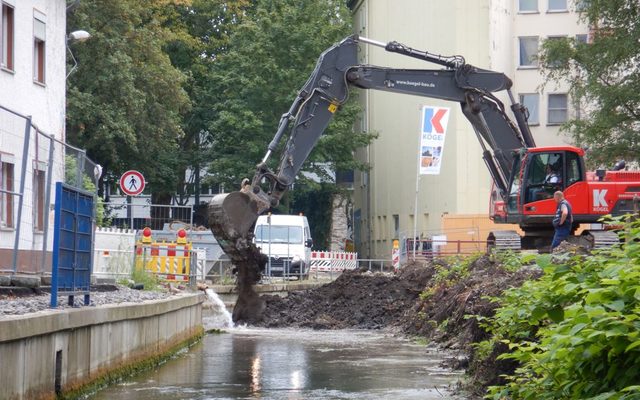 Abtrennung des Verlaufs - die Dielenpader wird über das Kehl-Schwarze-Gelände in die Rothobornpader geleitet