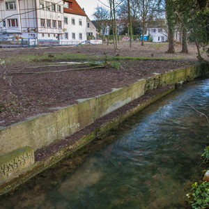 Ufermauern an der Rothobornpader