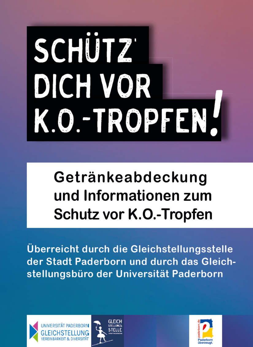 Schütz dich gegen KO Tropfen
