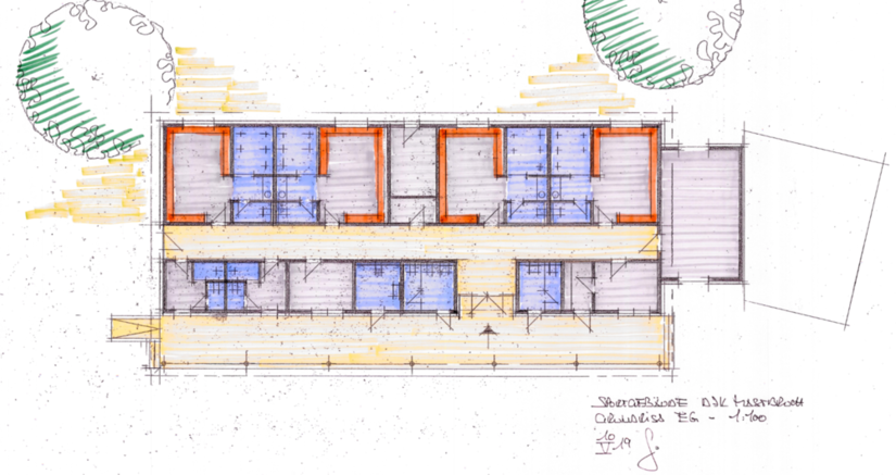 Neubau Sportgebäude Mastbruch