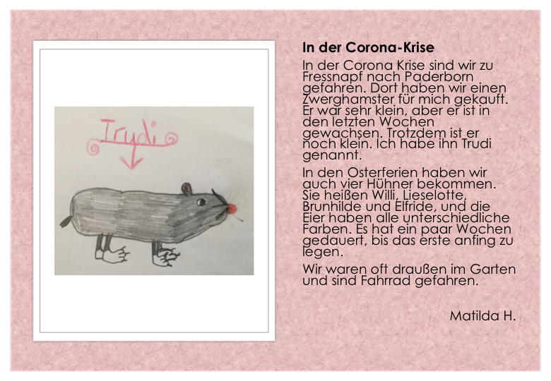 Bild und Text von Matilda