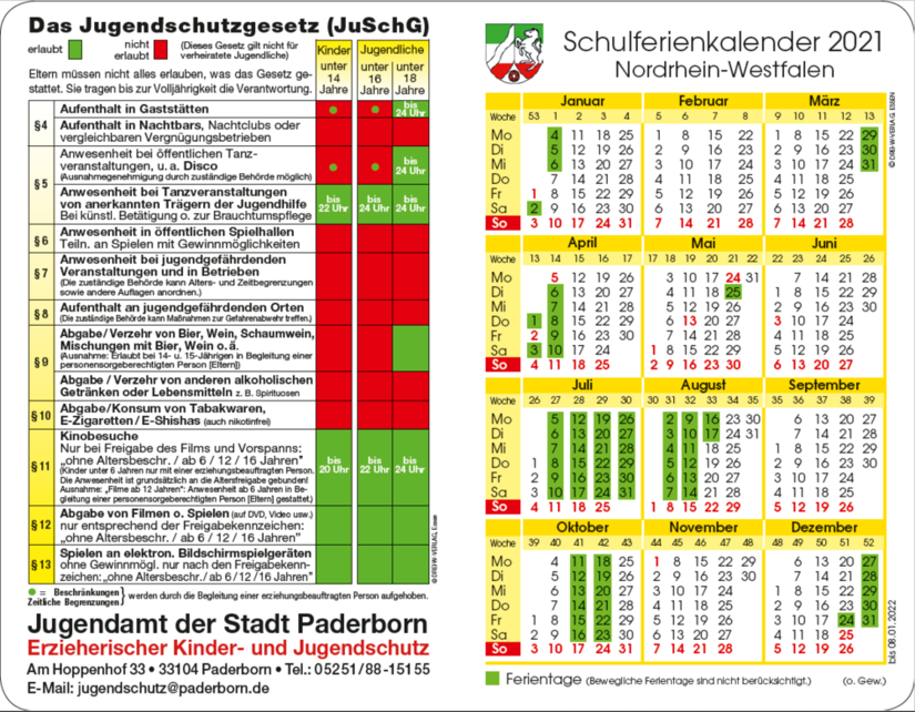 Jugendschutzkalender 2021