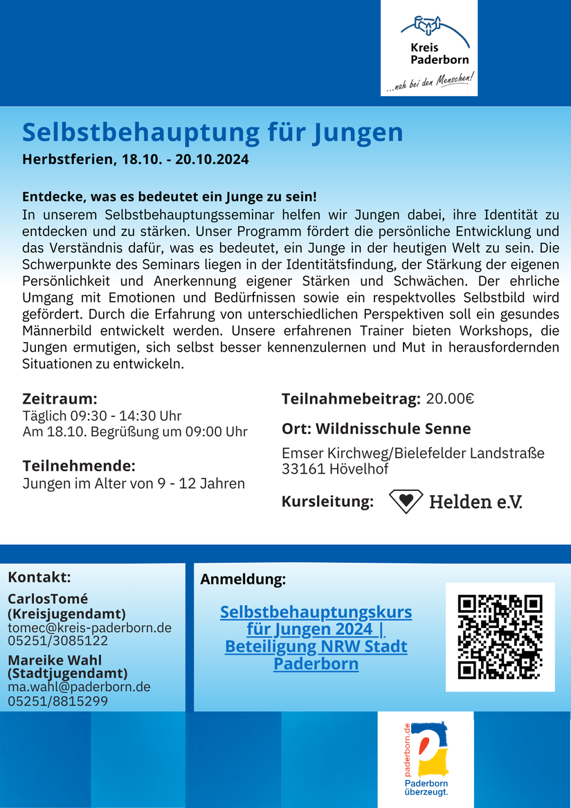 Flyer Selbstbehauptungskurs 2024