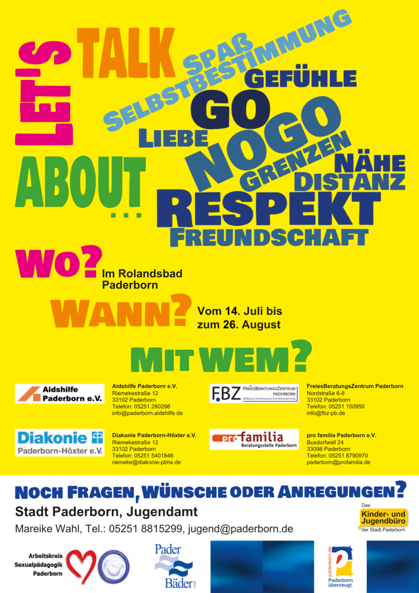 Plakat Freibadaktion 2025