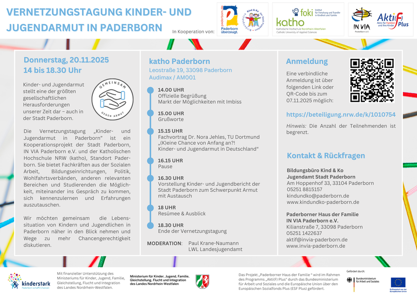 Einladung Vernetzungstagung mit Informationen zum Programm
