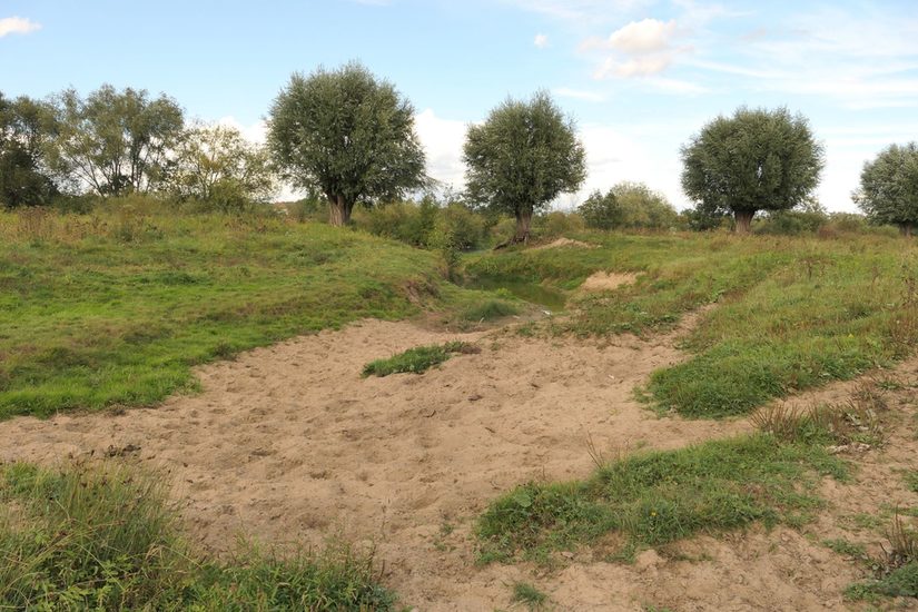 Offensandfläche an der Lippe