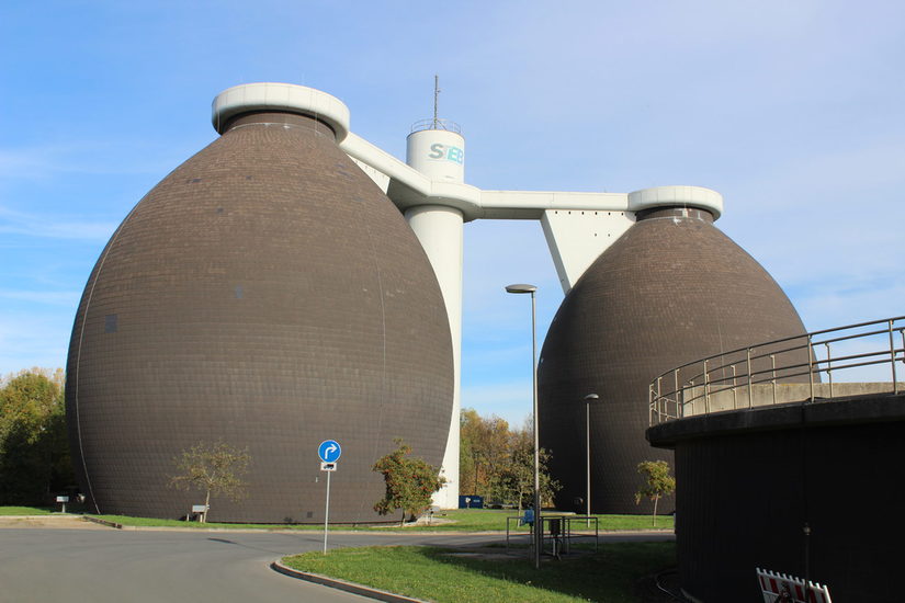 Faultürme der Kläranlage Paderborn