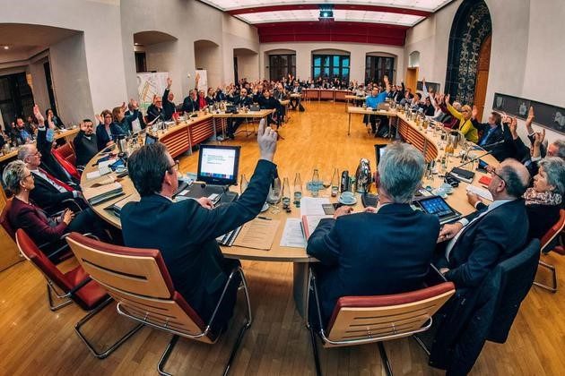 Ratssitzung im historischen Rathaus