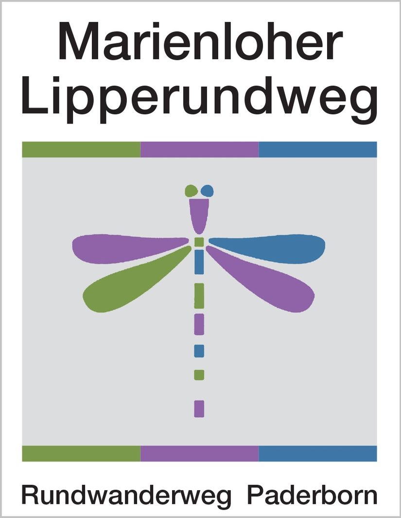 Wanderwegschild Marienloher Lipperundweg