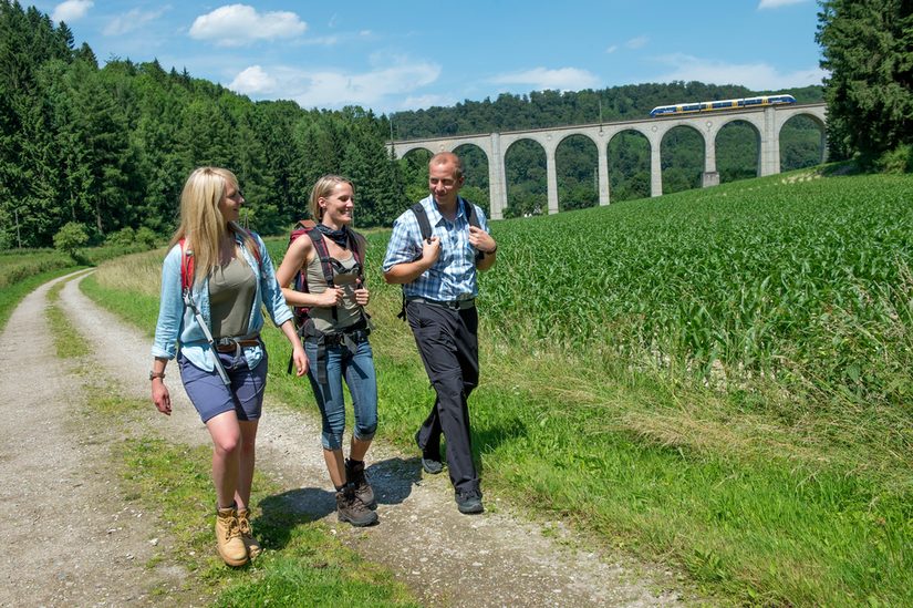 Unterwegs am Kleinen Viadukt