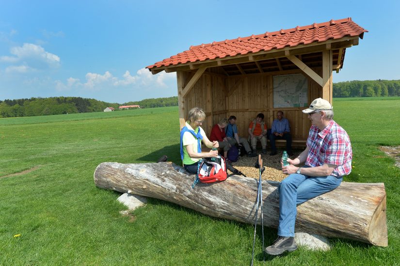 Rast auf dem Paderborner Karstrundweg