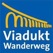 Wanderwegschild Viadukt Wanderweg