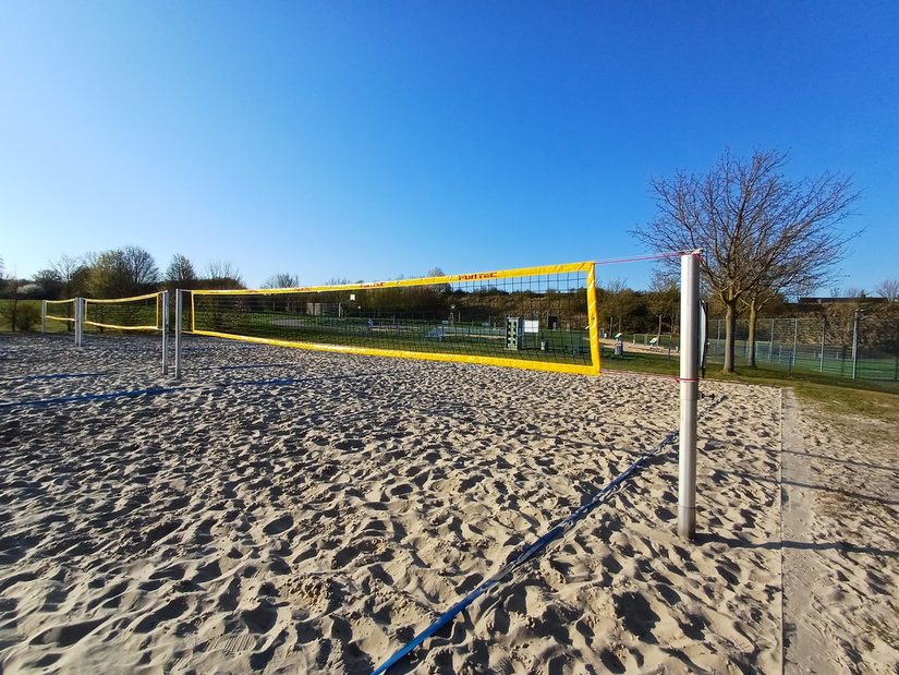 Beachvolleyball Goldgrund