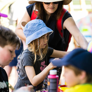 Malworkshop mit Hyazinth Pakulla auf der Pader-Kultour