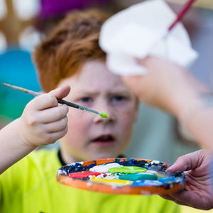 Malworkshop mit Hyazinth Pakulla auf der Pader-Kultour