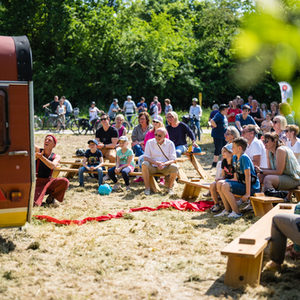 Auftritt von Compagnie Krak auf der Pader-Kultour