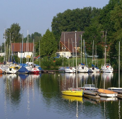 Boote auf dem Lippesee