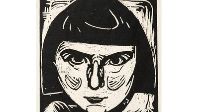 Georg Brandt: Mädchen (Pony), 1922