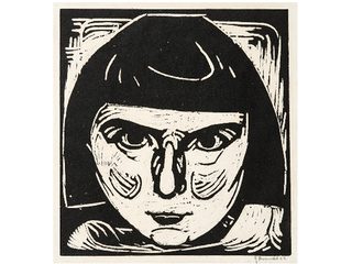 Georg Brandt: Mädchen (Pony), 1922