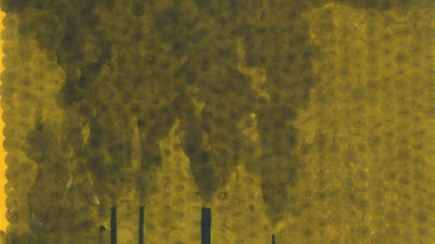 Walther Schwiete: "Rauch", Polyethylen-Schichtung, 2020