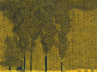 Walther Schwiete: "Rauch", Polyethylen-Schichtung, 2020