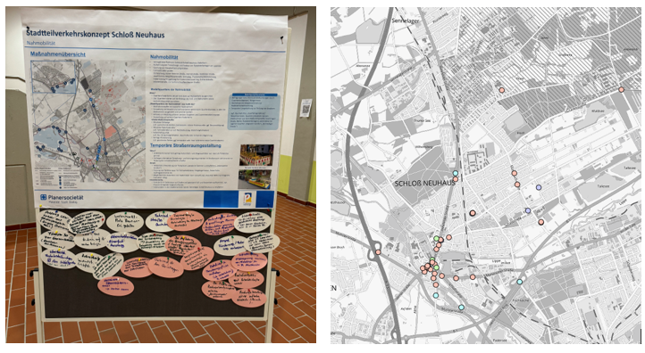 Öffentlichkeitsbeteiligung zum Stadtteilverkehrskonzept Schloß Neuhaus