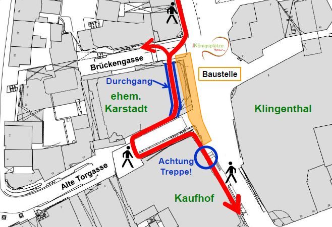 Durchgang von der Westernstraße zur Königstraße