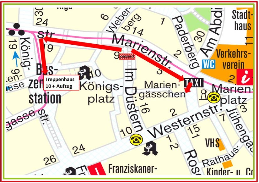 Sperrung Rampe im Düstern